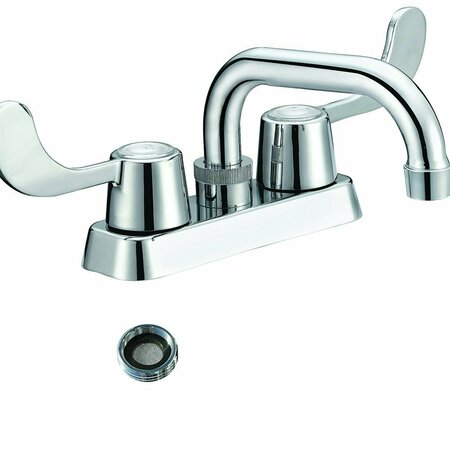 JONES STEPHENS Chrome Plated Two Handle Handicap Laundry Tray Faucet 1836050